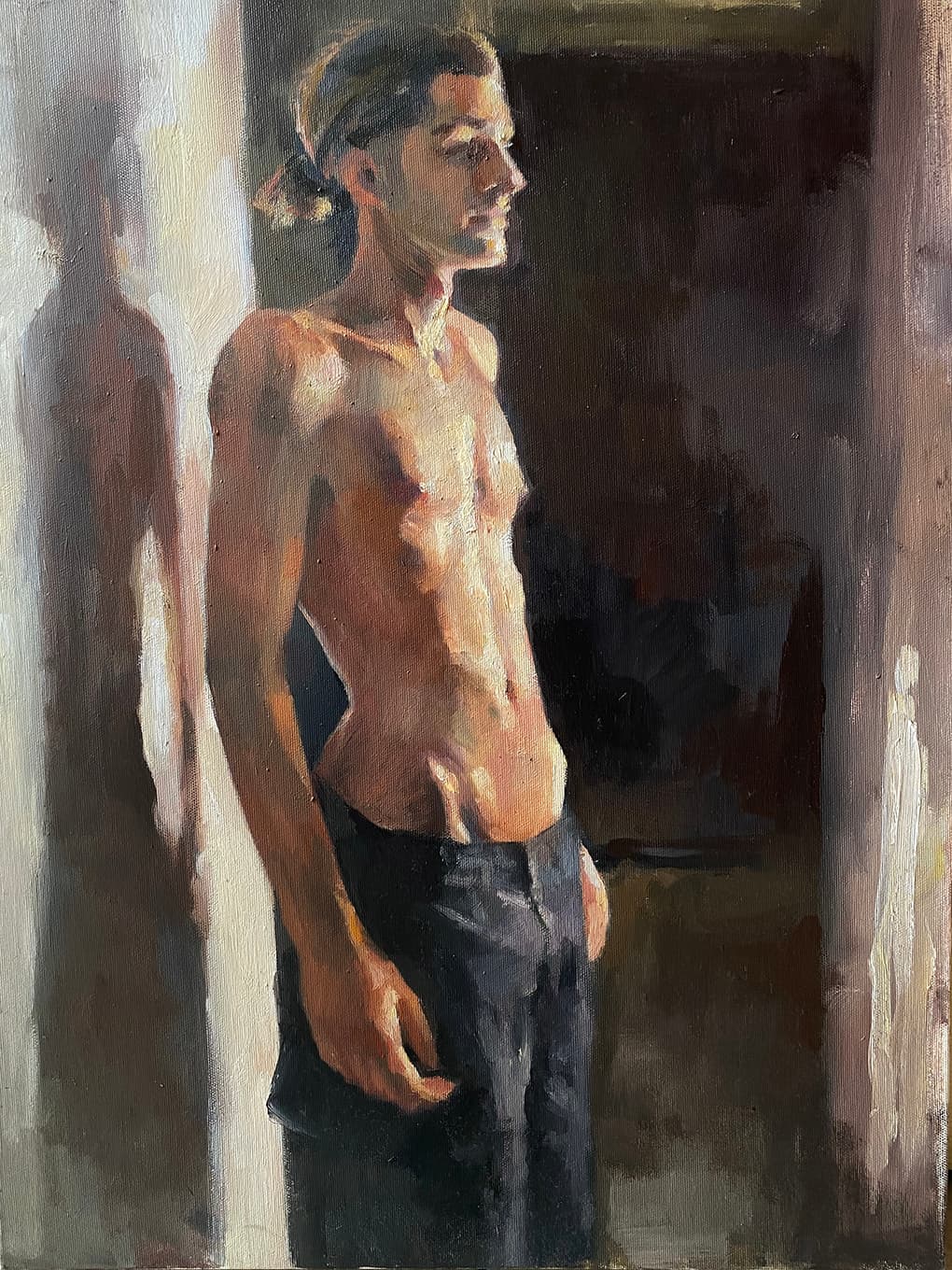 γυμνό στην πόρτα